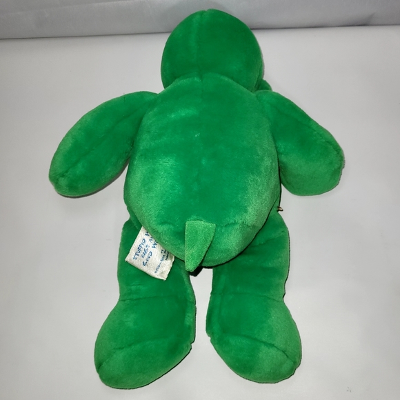 BUILD-A-BEAR Turtle Green w/ Yellow Belly Stuffed Animal Laughs when pressed - Picture 3 of 7